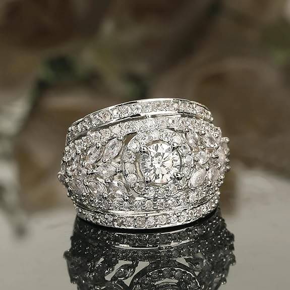 Opus Gems Silver Rings ( Pack of 1 ) Opus Gems Silver Rings ( Pack of 1 )