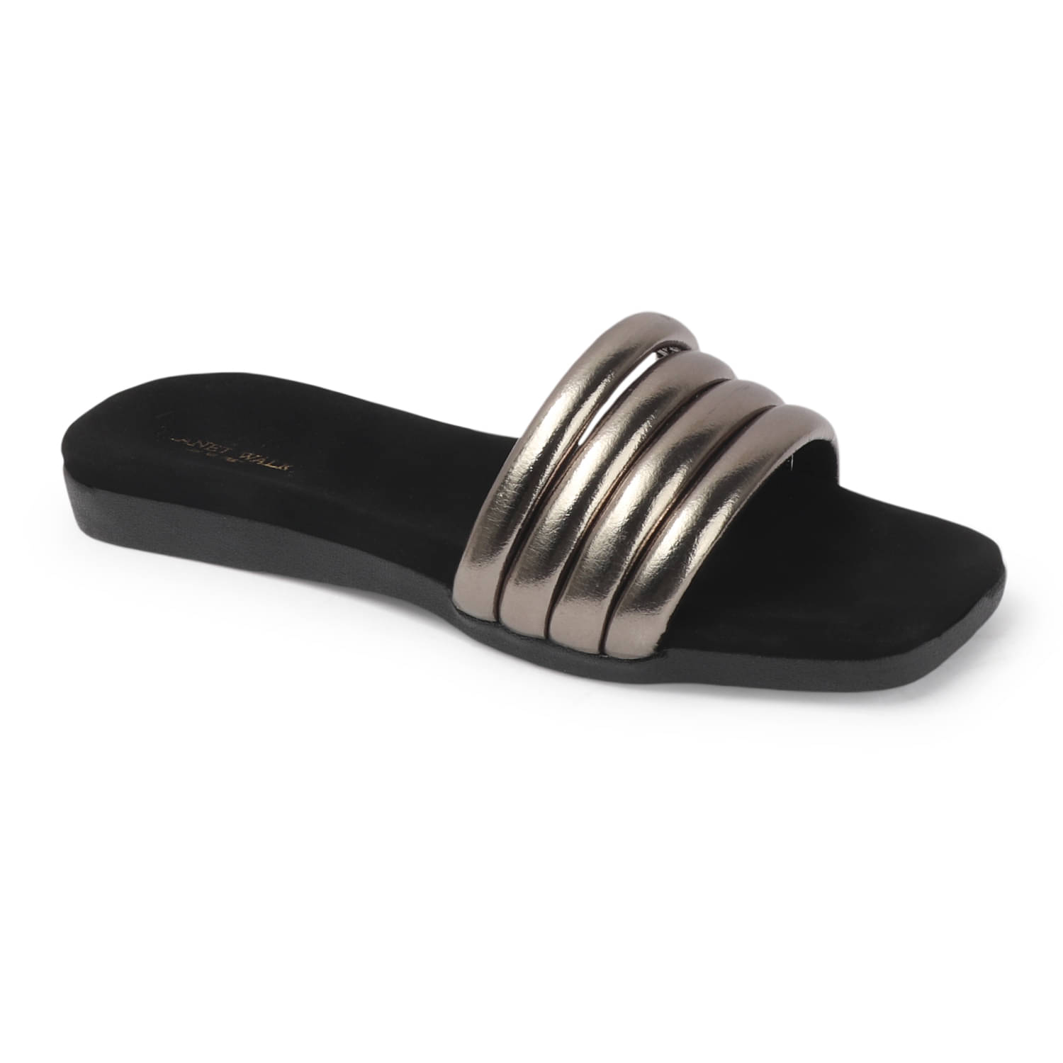     			PLANET WALK Gray Women's Flats