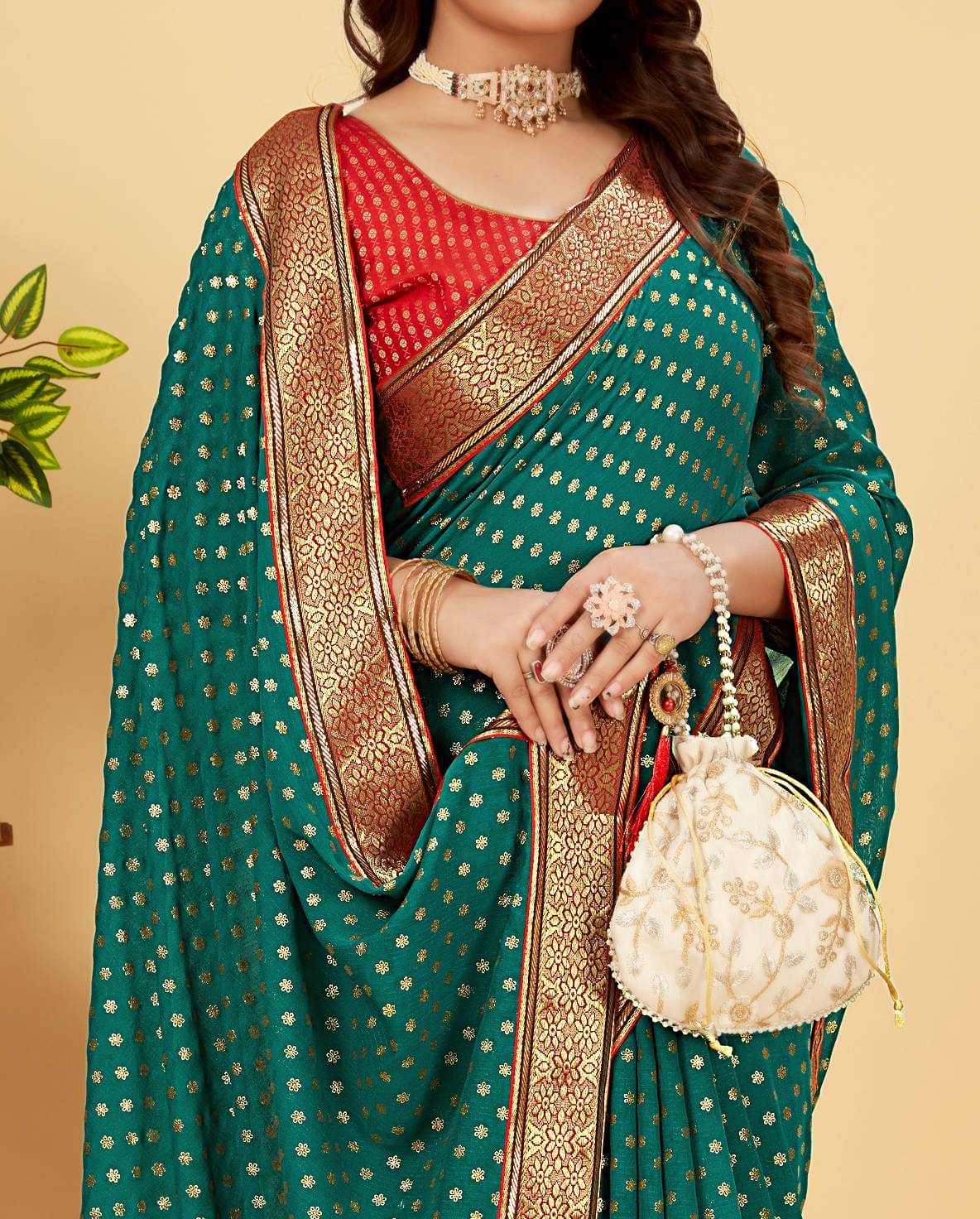 Parmila Fashion Chiffon Embellished Saree With Unstitched Blouse Piece ( Pink ) Parmila Fashion Chiffon Embellished Saree With Unstitched Blouse Piece ( Pink )