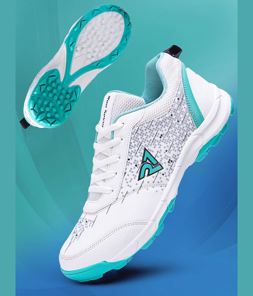 RUN SEVEN White Cricket Shoes - Sports Shoes | Buy online on ZillyBuy
