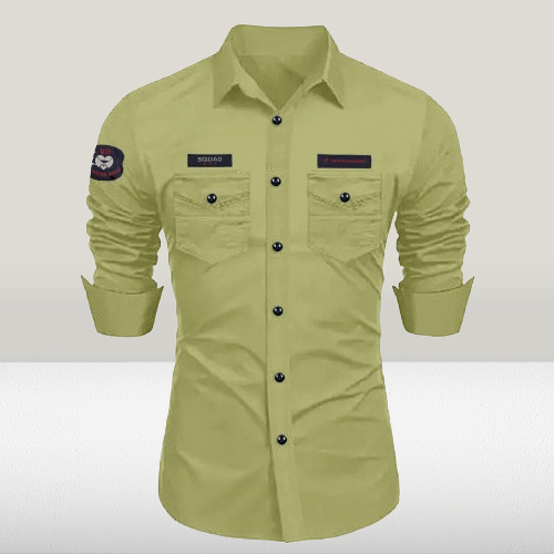 SHREE VASTRA HOUSE 100% Cotton Regular Fit Solids Full Sleeves Men's Casual Shirt - Mint Green ( Pack of 1 )     			SHREE VASTRA HOUSE 100% Cotton Regular Fit Solids Full Sleeves Men's Casual Shirt - Mint Green ( Pack of 1 )