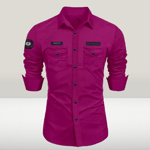     			SHREE VASTRA HOUSE 100% Cotton Regular Fit Solids Full Sleeves Men's Casual Shirt - Pink ( Pack of 1 )