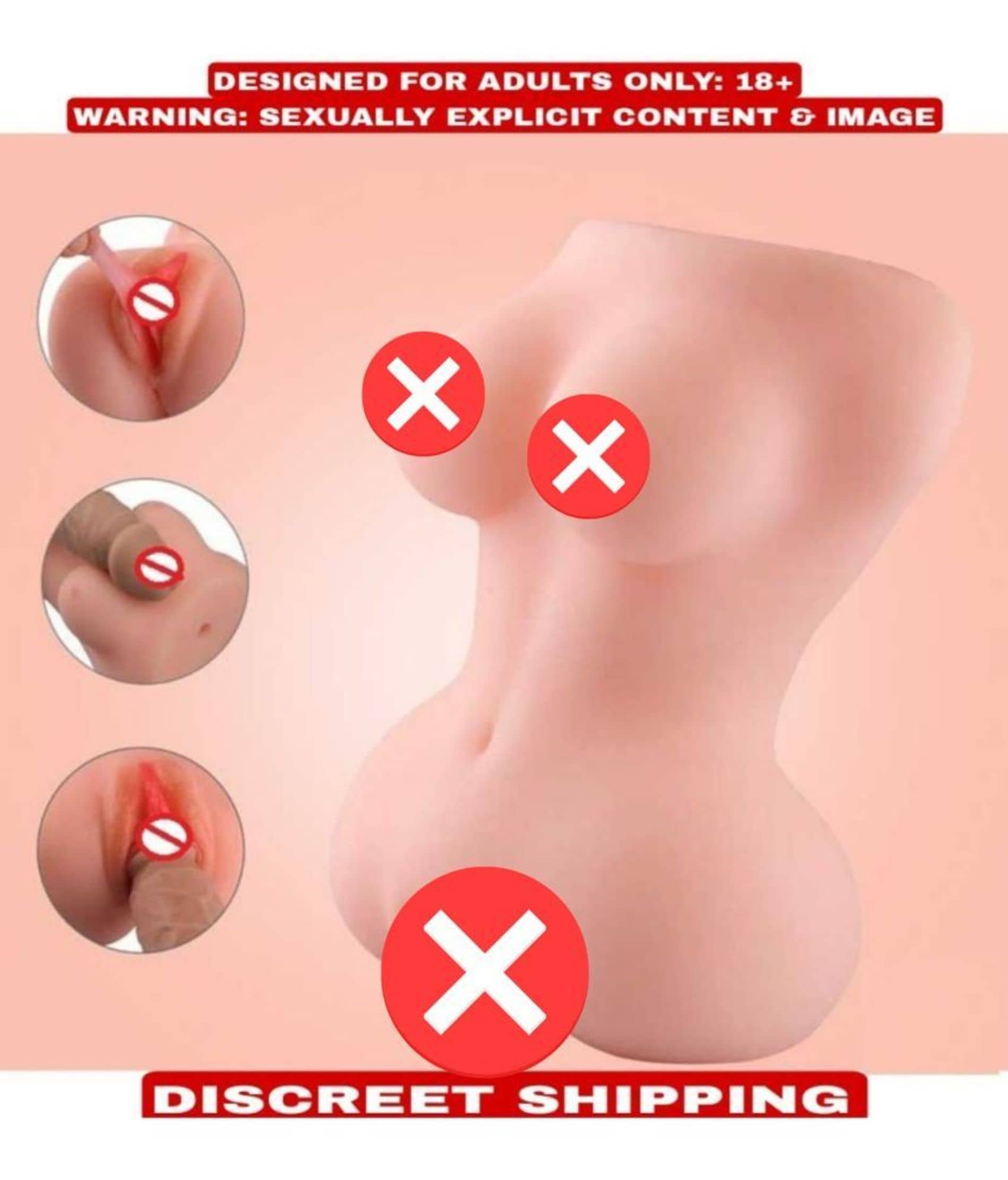 Sex Doll Male Masturbator with Realistic Boobs Vagina Masturbator Love Doll Pocket Pussy Male Sex Toy for Men Masturbation sexy doll toy women silicon.