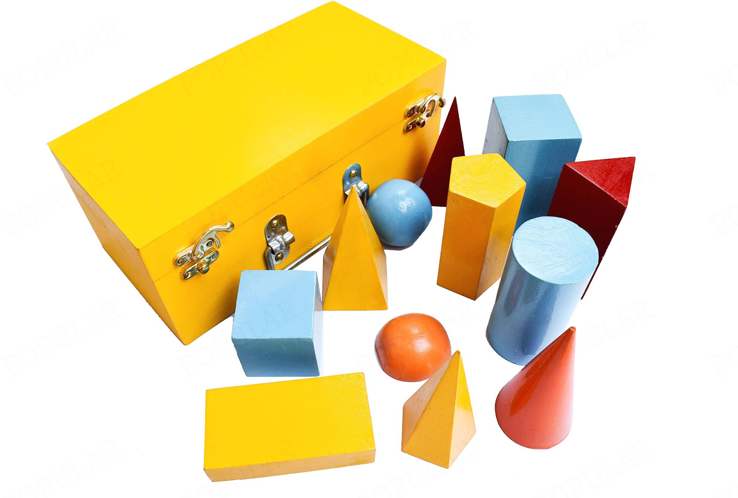     			Uttam Wooden Geometrical Model (Pack of 12) Wooden Geometric Object ()