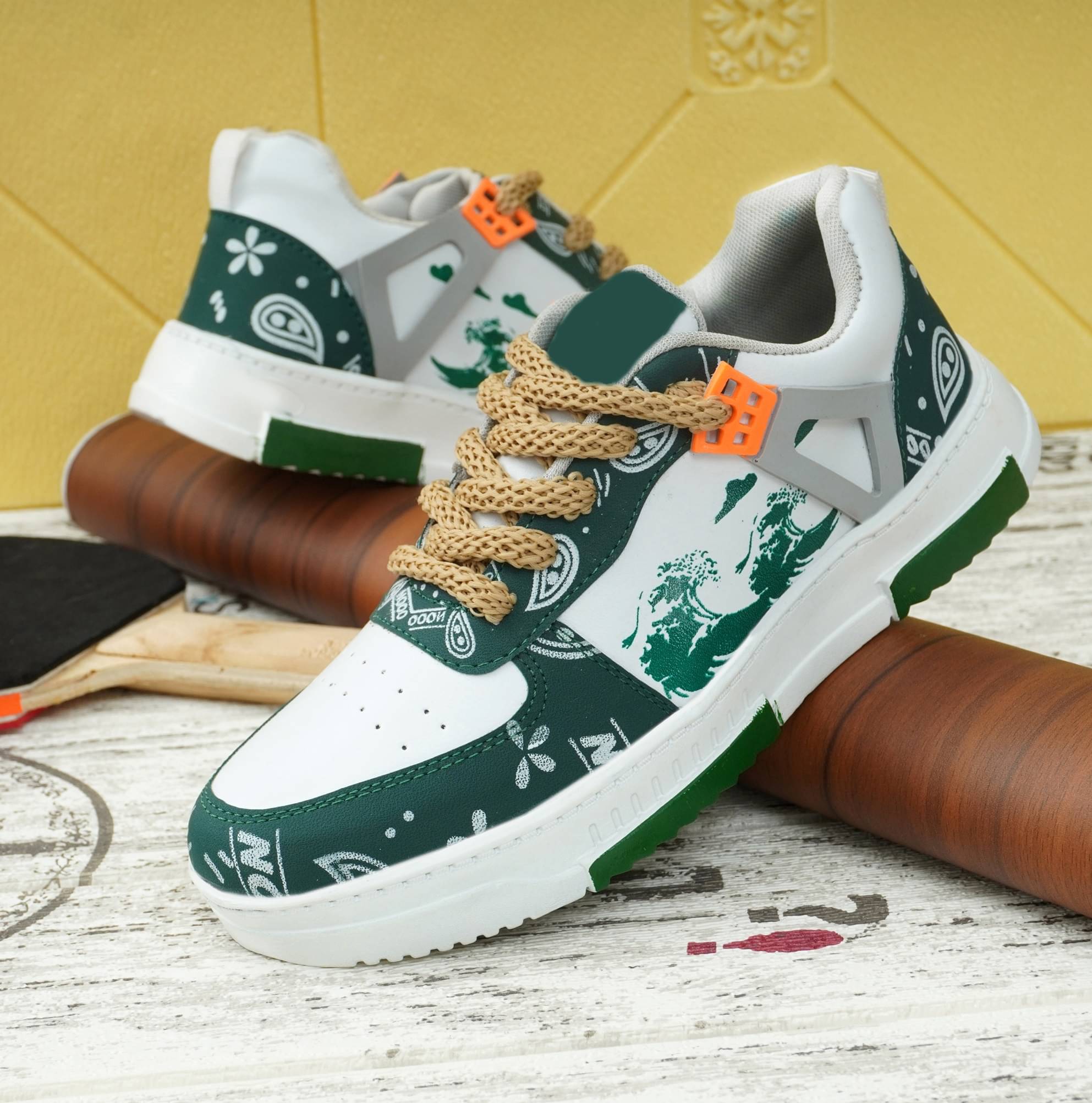 Zeer Green Causal shoes For Men Green Men's Outdoor Shoes     			Zeer Green Causal shoes For Men Green Men's Outdoor Shoes