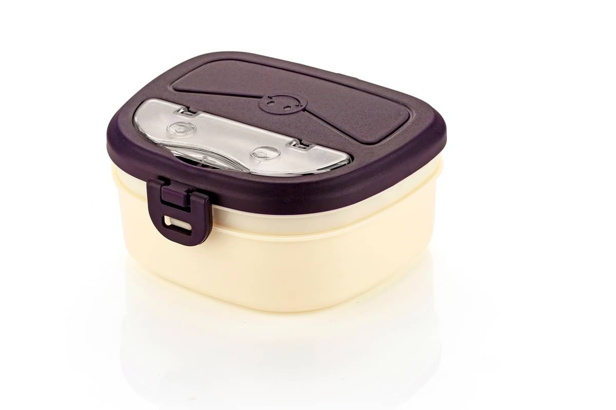     			Analog Kitchenware - Brown Plastic Lunch Box ( Pack of 1 )