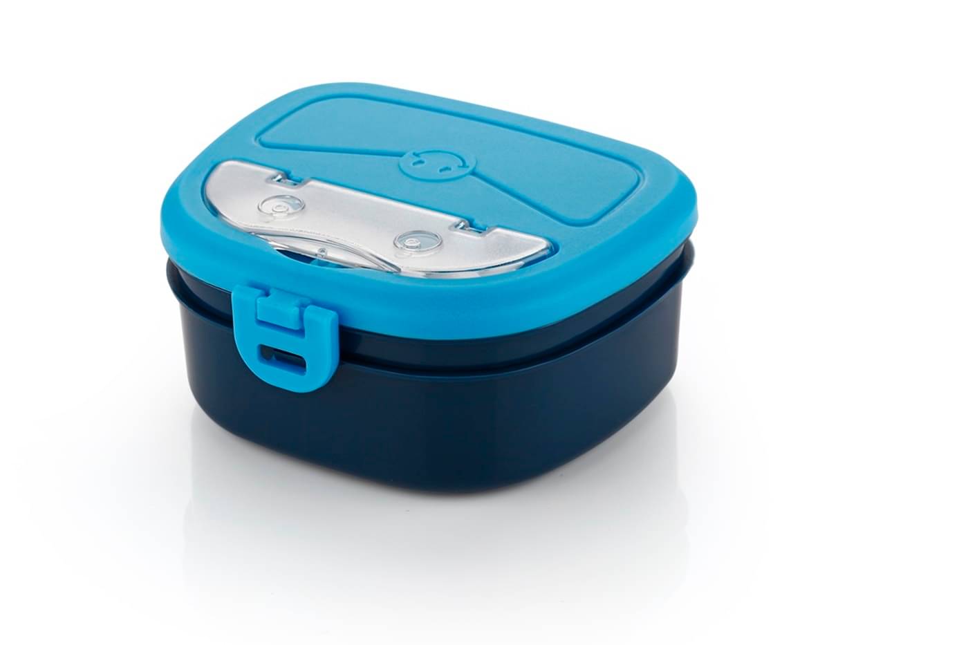    			Analog Kitchenware - Navy Blue Plastic Lunch Box ( Pack of 1 )