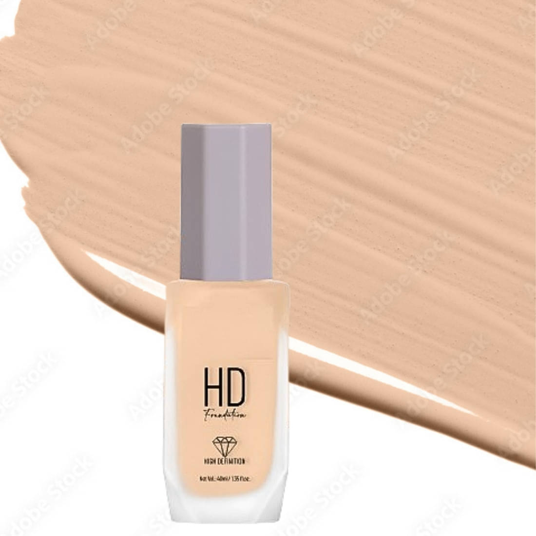     			RED4 Waterproof Super Saty Liquid HD Foundation For All Skin Type( Pack of 1 )