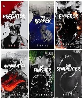 Dark Verse Series Books Set The Predator + The Reaper + The Emperor +The Annihilator + The Finisher + The Syndicater Comboo of 6 Books Dark Verse Series Books Set The Predator + The Reaper + The Emperor +The Annihilator + The Finisher + The Syndicater Comboo of 6 Books