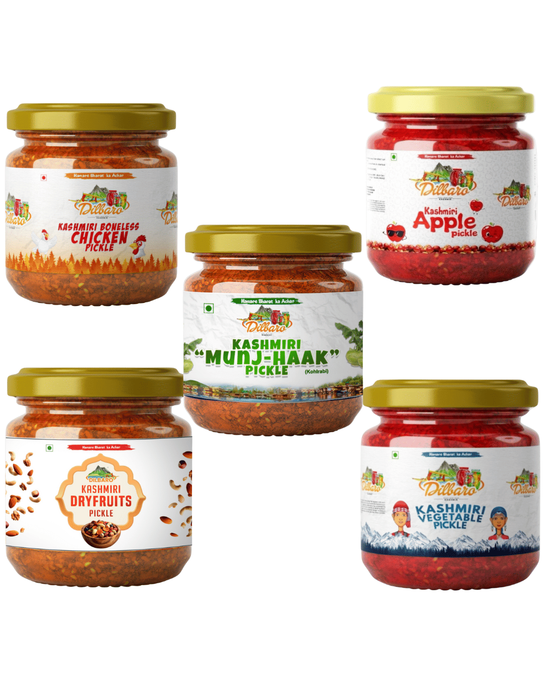     			Dilbaro All Mix Vegetable Pickle 1250 g