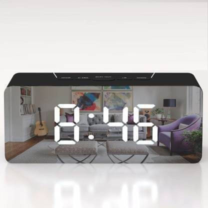     			FIVANIO Digital Plastic Rectangular Table Clock - Pack of 1
