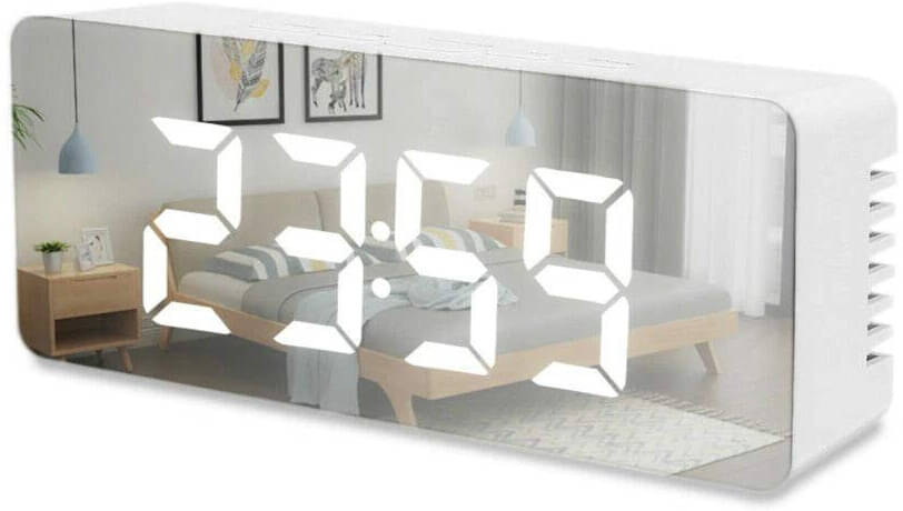 FIVANIO Digital Plastic Rectangular Table Clock - Pack of 1 FIVANIO Digital Plastic Rectangular Table Clock - Pack of 1