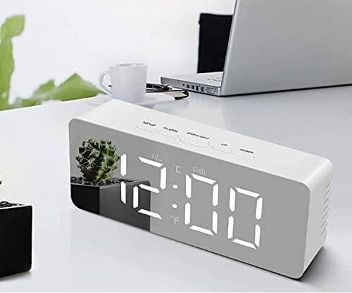 FIVANIO Digital Plastic Rectangular Table Clock - Pack of 1 FIVANIO Digital Plastic Rectangular Table Clock - Pack of 1