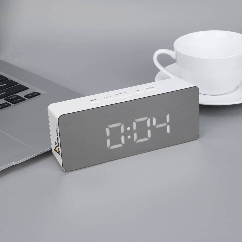 FIVANIO Digital Plastic Rectangular Table Clock - Pack of 1 FIVANIO Digital Plastic Rectangular Table Clock - Pack of 1