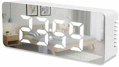     			FIVANIO Digital Plastic Rectangular Table Clock - Pack of 1