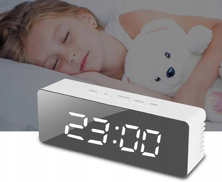 FIVANIO Digital Plastic Rectangular Table Clock - Pack of 1 FIVANIO Digital Plastic Rectangular Table Clock - Pack of 1