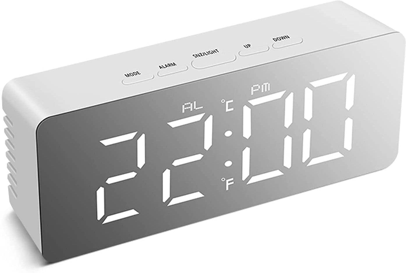     			FIVANIO Digital Plastic Rectangular Table Clock - Pack of 1