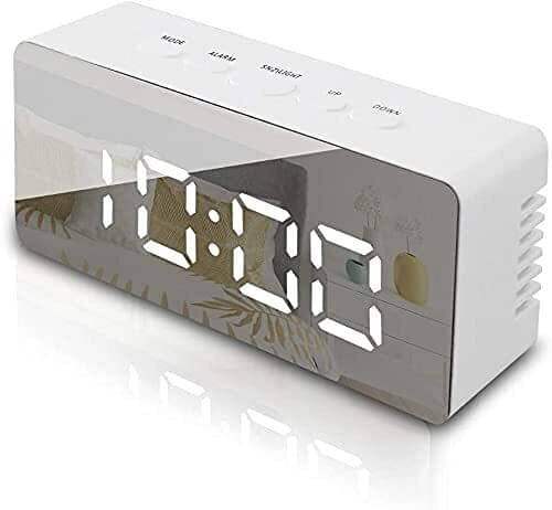 FULKIZA Digital Plastic Rectangular Table Clock - Pack of 1 FULKIZA Digital Plastic Rectangular Table Clock - Pack of 1