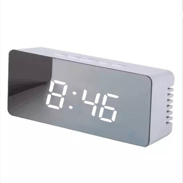     			FULKIZA Digital Plastic Rectangular Table Clock - Pack of 1