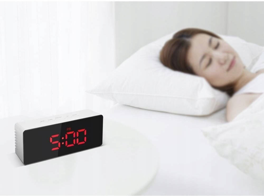     			FULKIZA Digital Plastic Rectangular Table Clock - Pack of 1