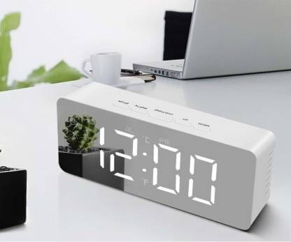     			FULKIZA Digital Plastic Rectangular Table Clock - Pack of 1