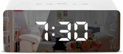     			FULKIZA Digital Plastic Rectangular Table Clock - Pack of 1