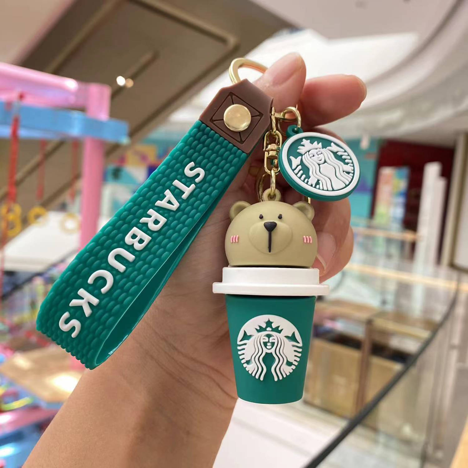     			Flenzy Green Key Chain ( Pack of 1 )