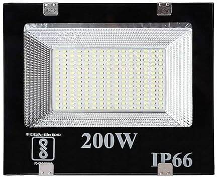 KCS LITE Cool Day Light 200W Watts Flood Light ( Pack of 1 ) KCS LITE Cool Day Light 200W Watts Flood Light ( Pack of 1 )