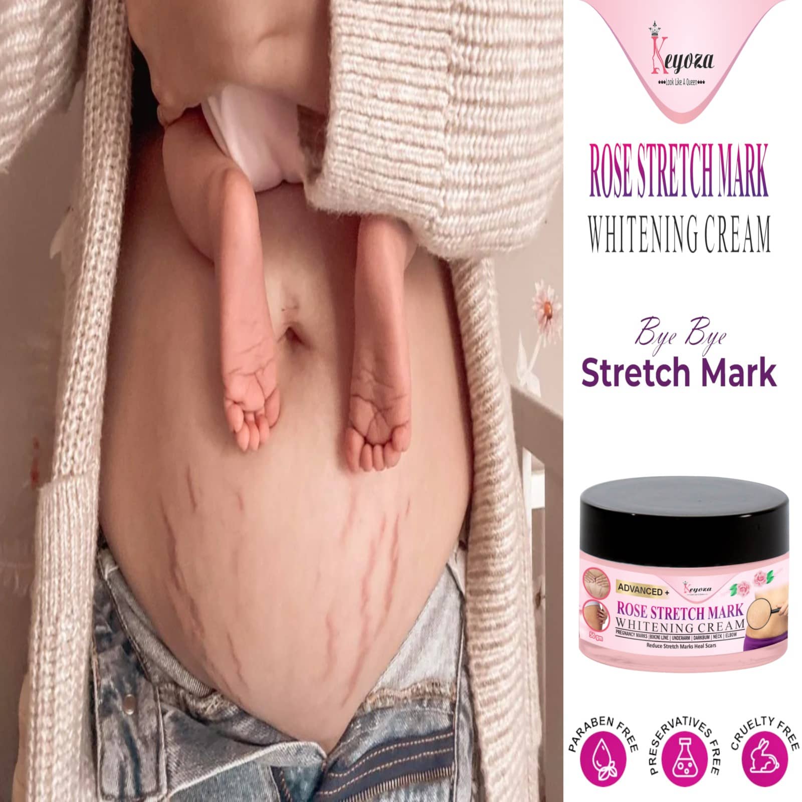 Keyoza Light weight moisturising Cream Fruity ( 50 g )