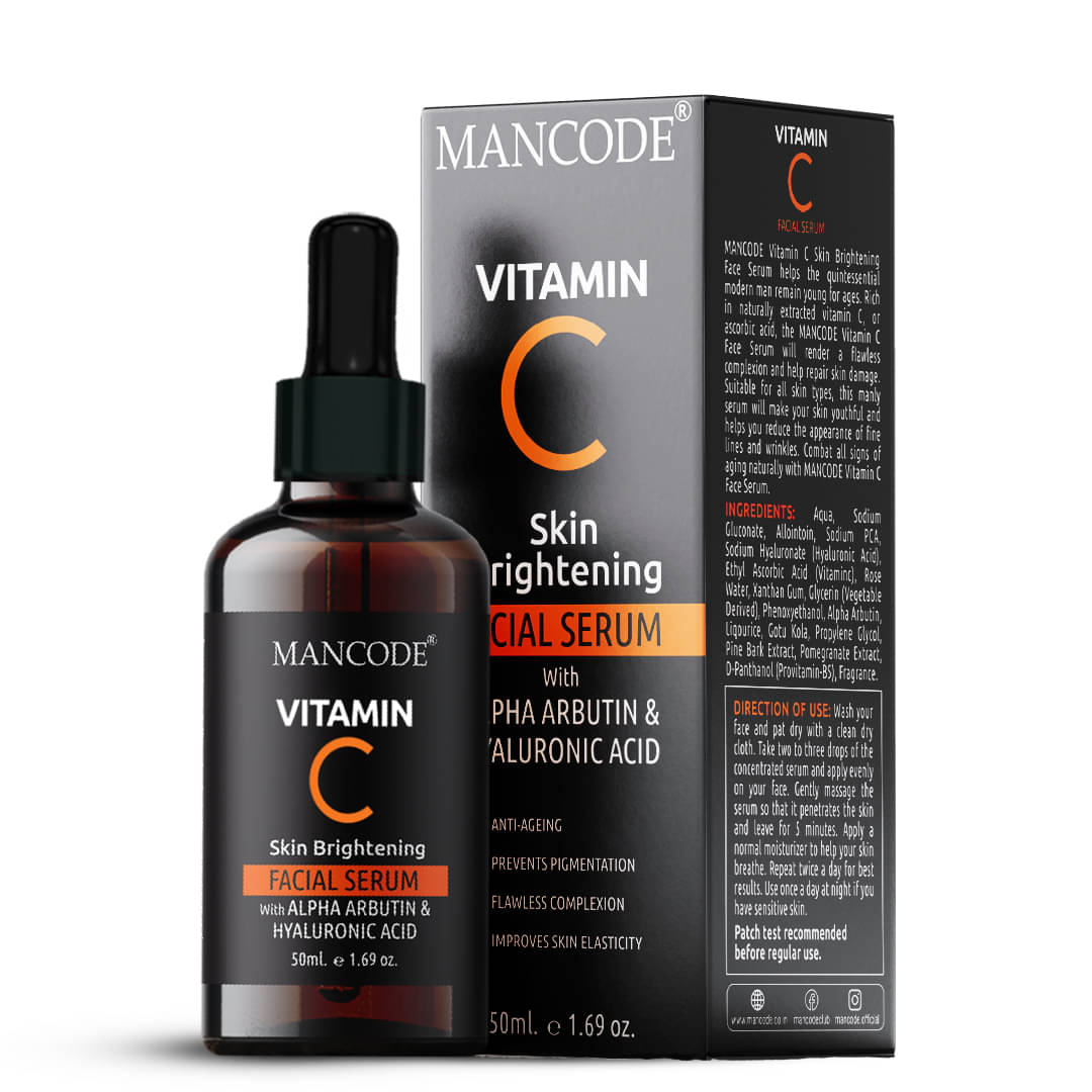     			Mancode Face Serum Vitamin C Daily Care For All Skin Type ( Pack of 1 )