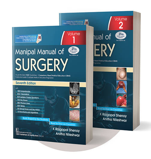     			Manipal Manual of Surgery 7th Edition  2 Volumes