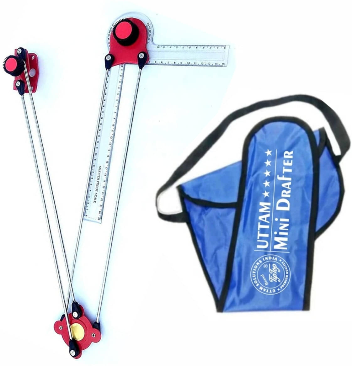     			Moin RED MINI DRAFTER Drafting Kit (Pack of 1)