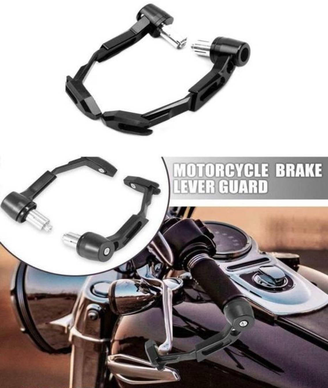     			Motorcycle Polished Adjustable Brake Clutch  Lever Protector Guard