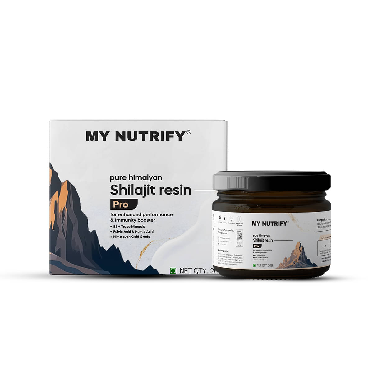 My Nutrify Herbal & Ayurveda’s Shilajit Resin Pro 20g | 100% Pure Himalayan Shilajit | Energy, Strength & Stamina Booster | Rich in Fulvic Acid & Minerals | Supports Endurance, Vitality & Wellness     			My Nutrify Herbal & Ayurveda’s Shilajit Resin Pro 20g | 100% Pure Himalayan Shilajit | Energy, Strength & Stamina Booster | Rich in Fulvic Acid & Minerals | Supports Endurance, Vitality & Wellness