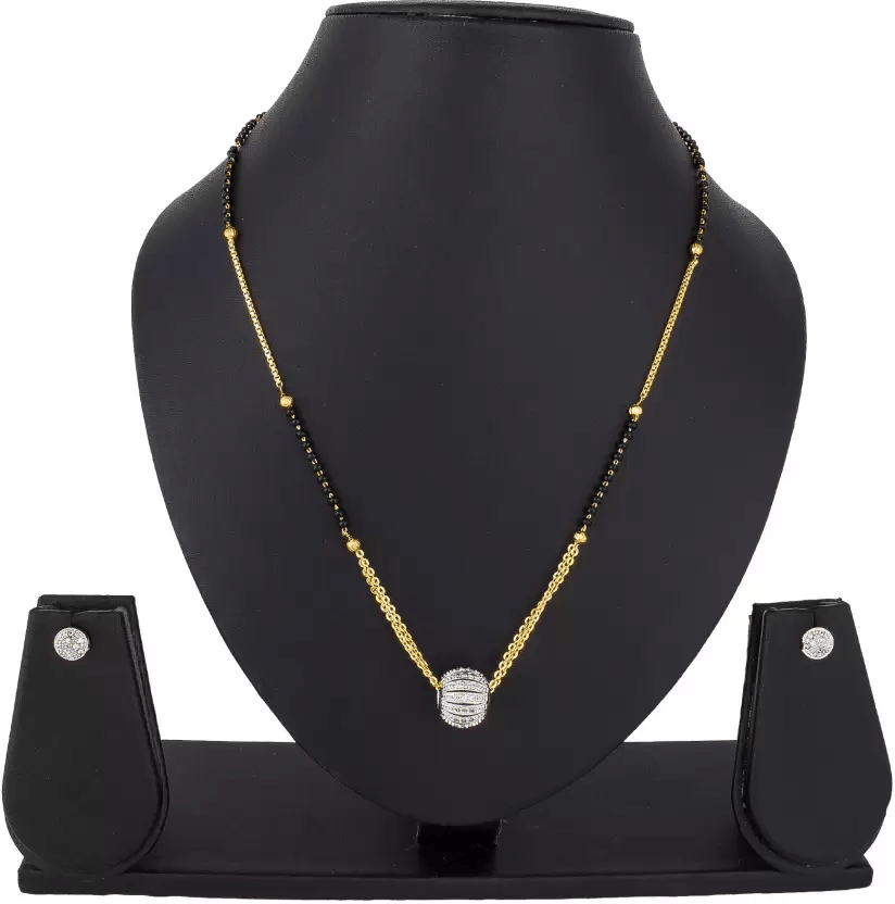 Opus Gems Black Mangalsutra Set ( Pack of 1 ) Opus Gems Black Mangalsutra Set ( Pack of 1 )