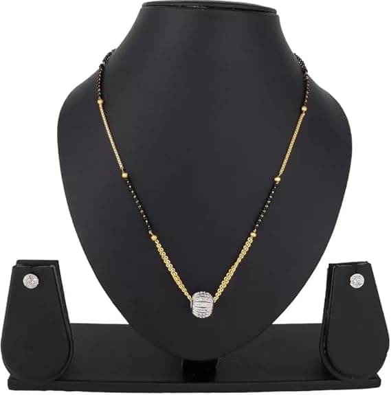     			Opus Gems Black Mangalsutra Set ( Pack of 1 )