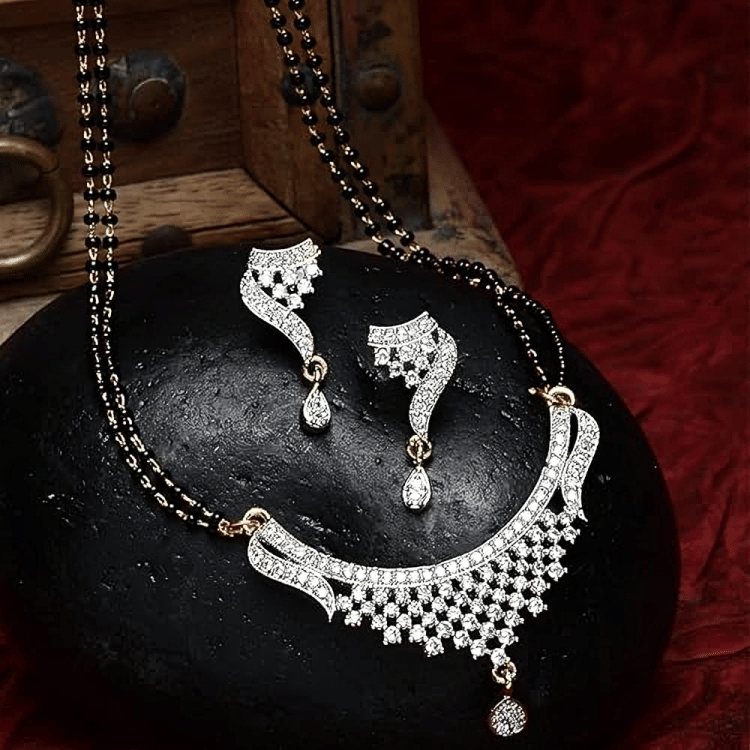 Opus Gems Black Mangalsutra Set ( Pack of 1 ) Opus Gems Black Mangalsutra Set ( Pack of 1 )