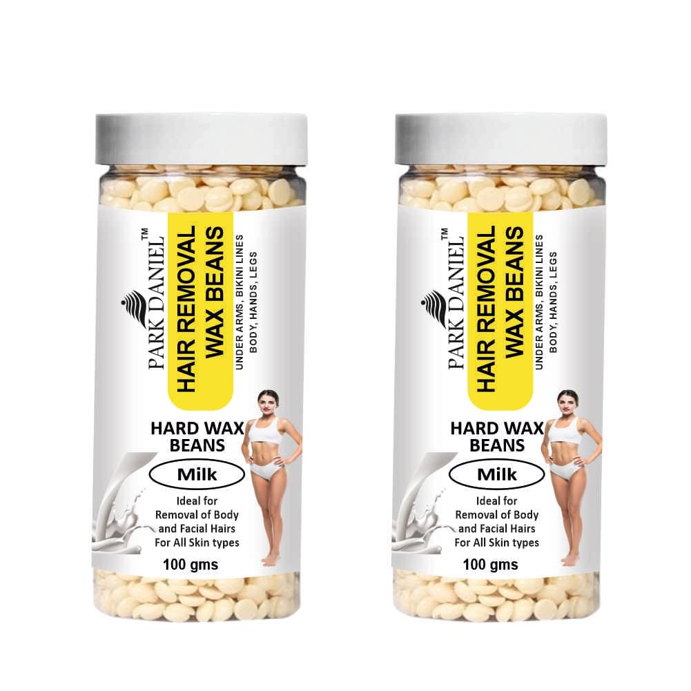     			Park Daniel Milk  Hard Wax Beans Waxing Kit 100 g Pack of 2