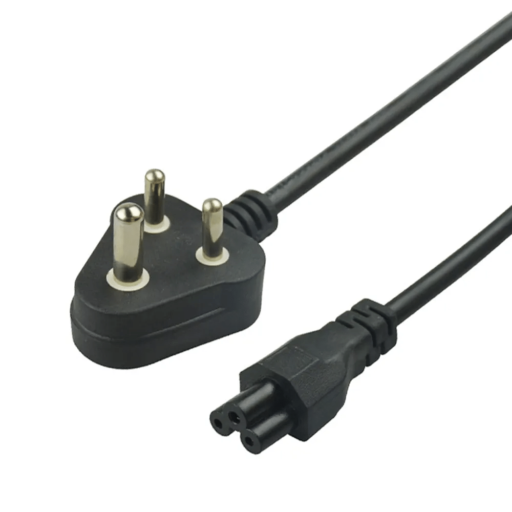     			QUANTRON 1.5m Power Cord Compatible for  Laptop Adapters - Black