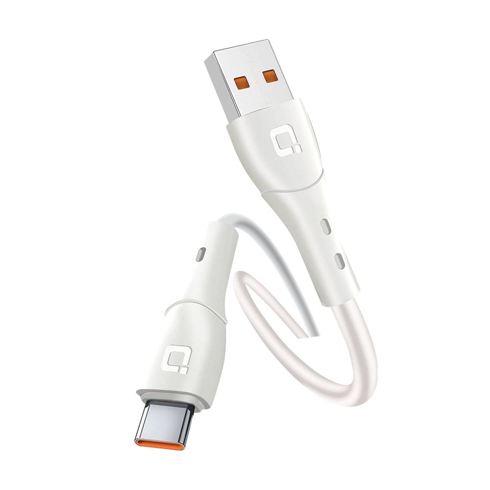     			QUANTRON 1m Data Cables Connector Type: USB Type-A to USB Type-C - White