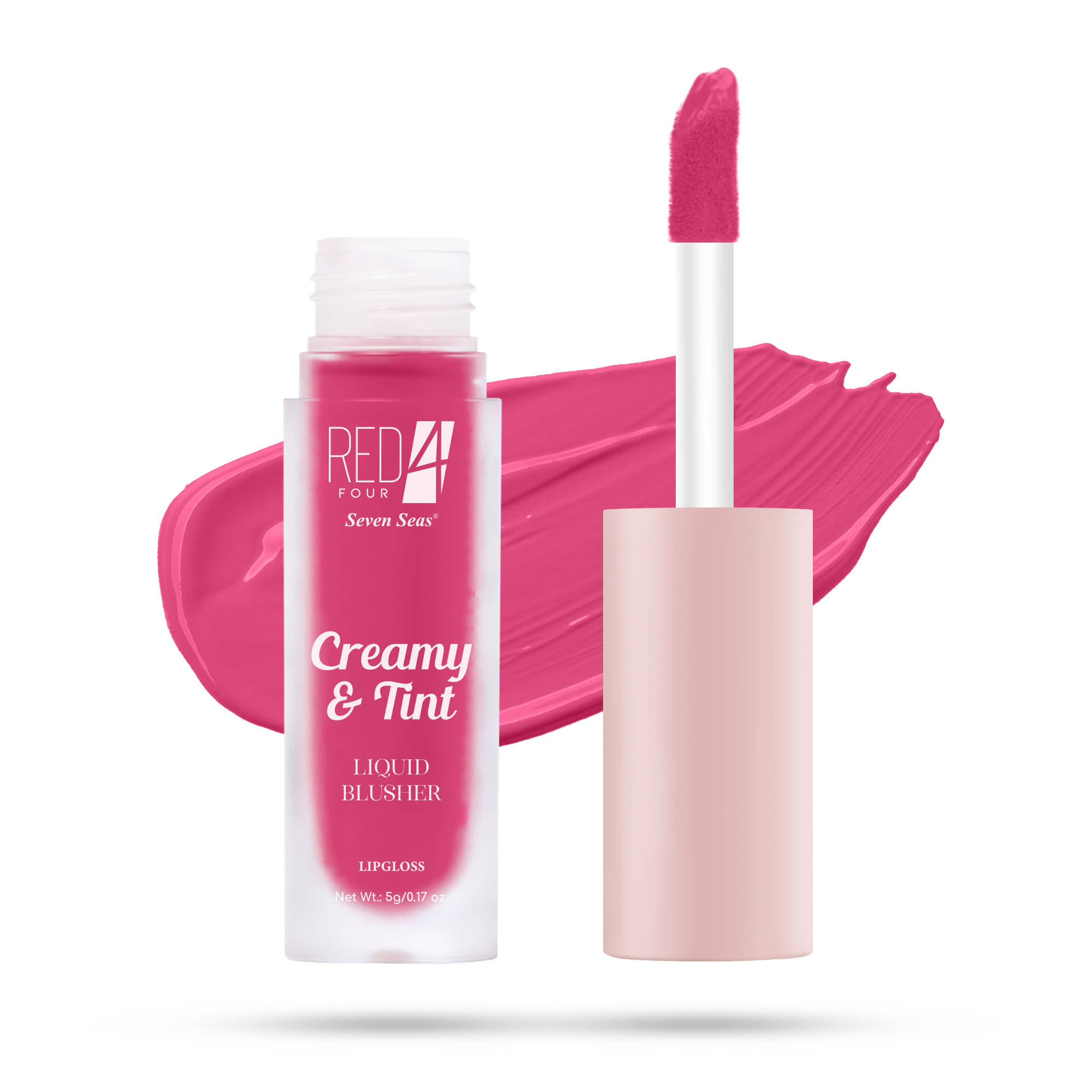     			RED 4 Cream & Tint Liquid Blush Hot Pink 5 g