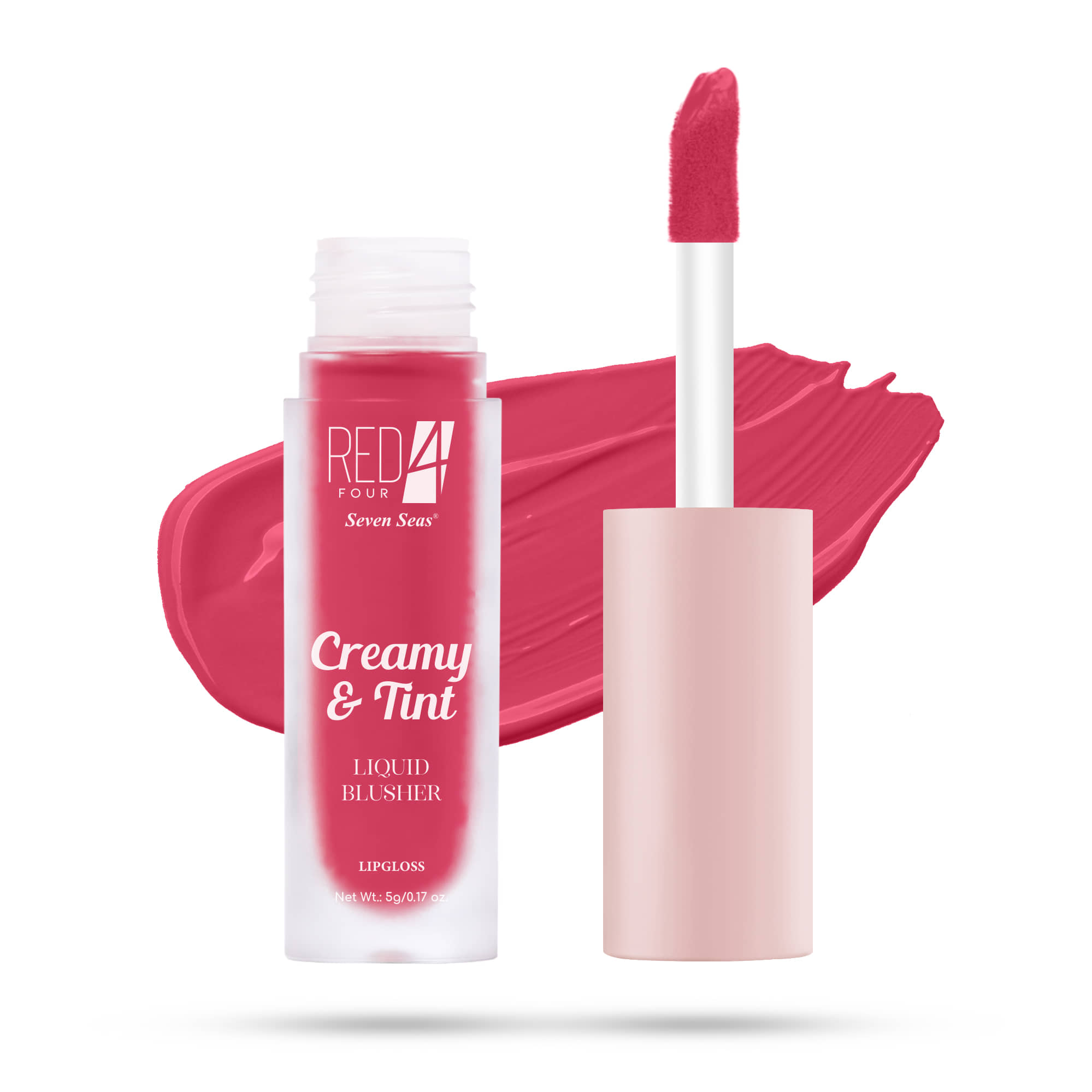 RED 4 Cream & Tint Liquid Blush Cherry 5 g