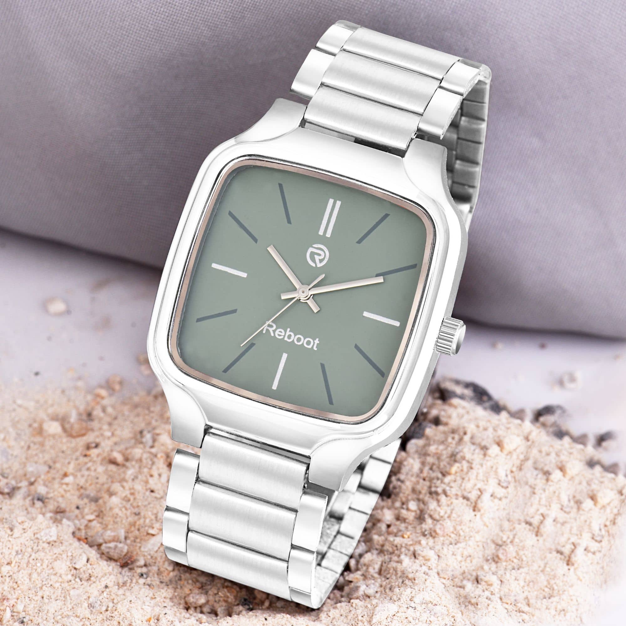 Reboot Silver Metal Analog Men's Watch