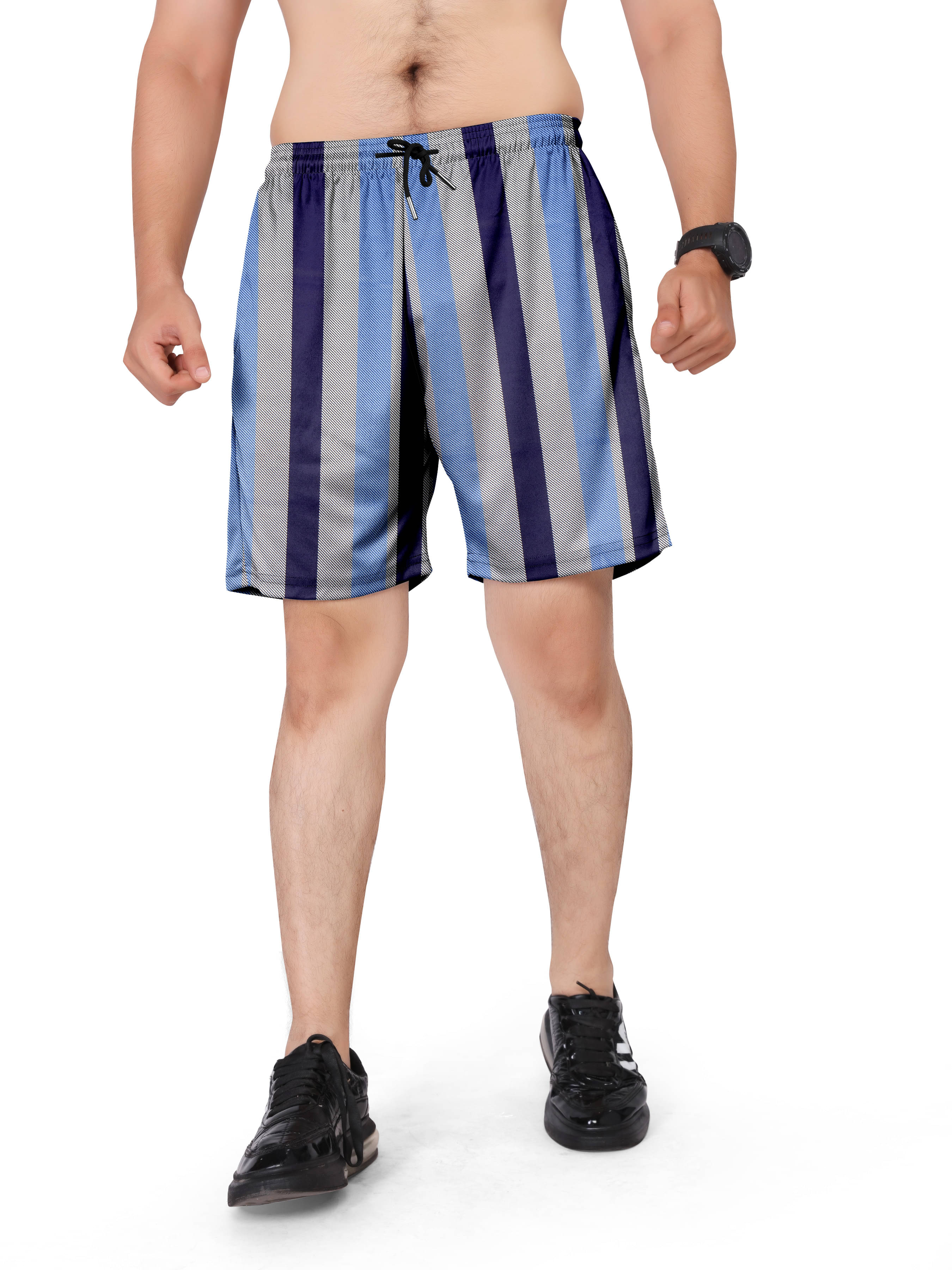 Riglozi Navy Cotton Blend Men's Shorts ( Pack of 1 ) Riglozi Navy Cotton Blend Men's Shorts ( Pack of 1 )