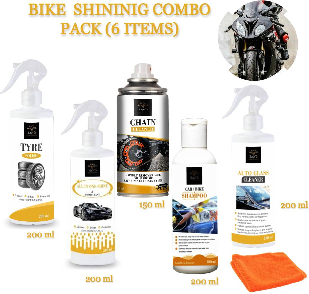 SAPI'S - Finishing Metal Polish For All Cars ( Pack of 6 ) SAPI'S - Finishing Metal Polish For All Cars ( Pack of 6 )
