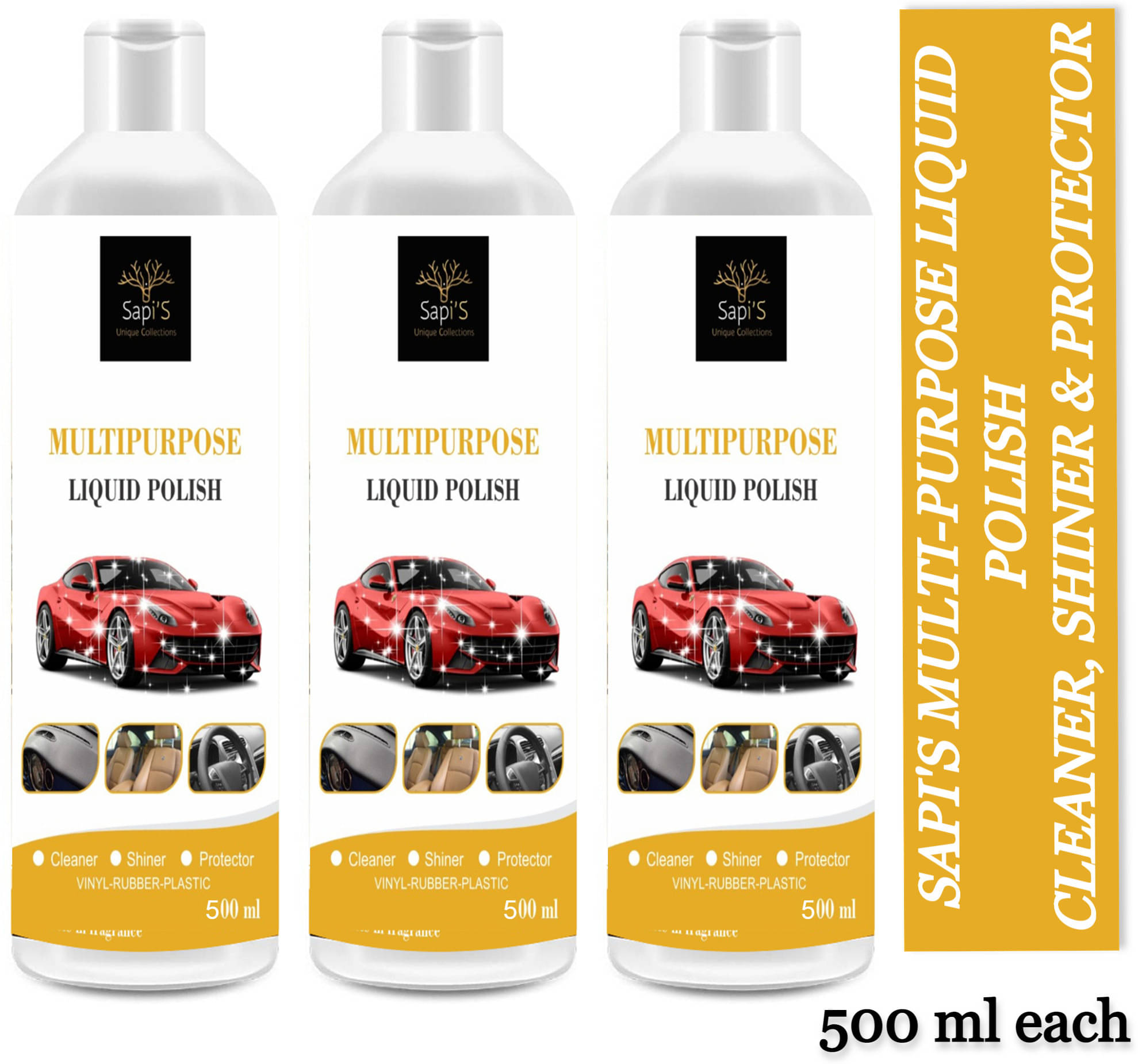 SAPI'S - Finishing Metal Polish For All Cars & Motorbikes ( Pack of 3 )     			SAPI'S - Finishing Metal Polish For All Cars & Motorbikes ( Pack of 3 )