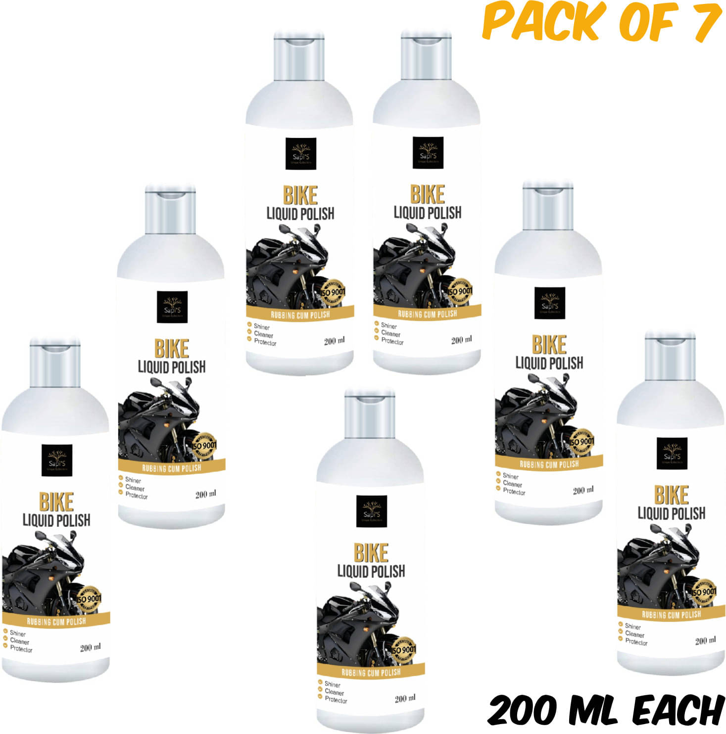     			SAPI'S - Finishing Metal Polish For All Cars & Motorbikes ( Pack of 7 )