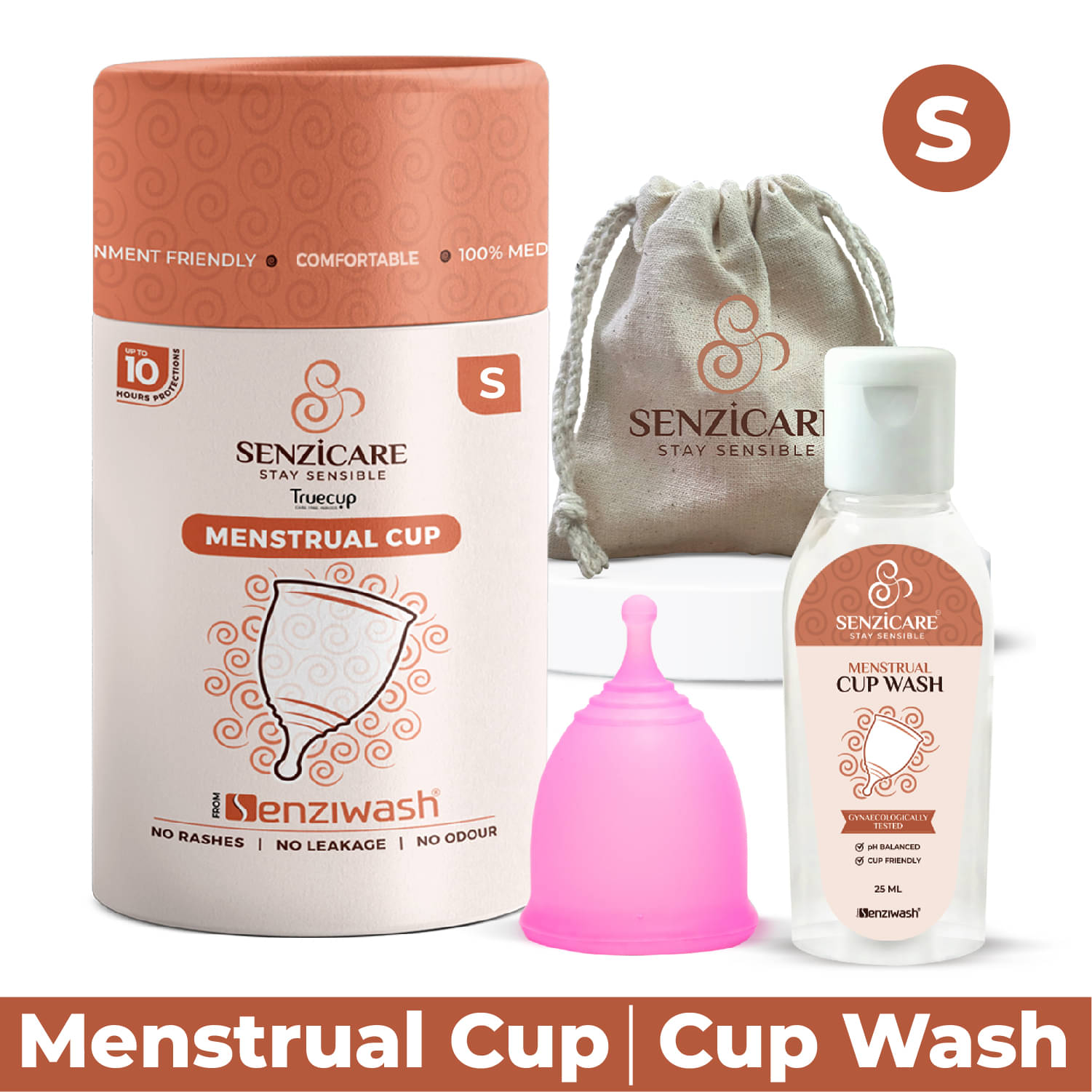 Senziwash Silicone Reusable Menstrual Cup Small ( Pack of 1 ) Senziwash Silicone Reusable Menstrual Cup Small ( Pack of 1 )