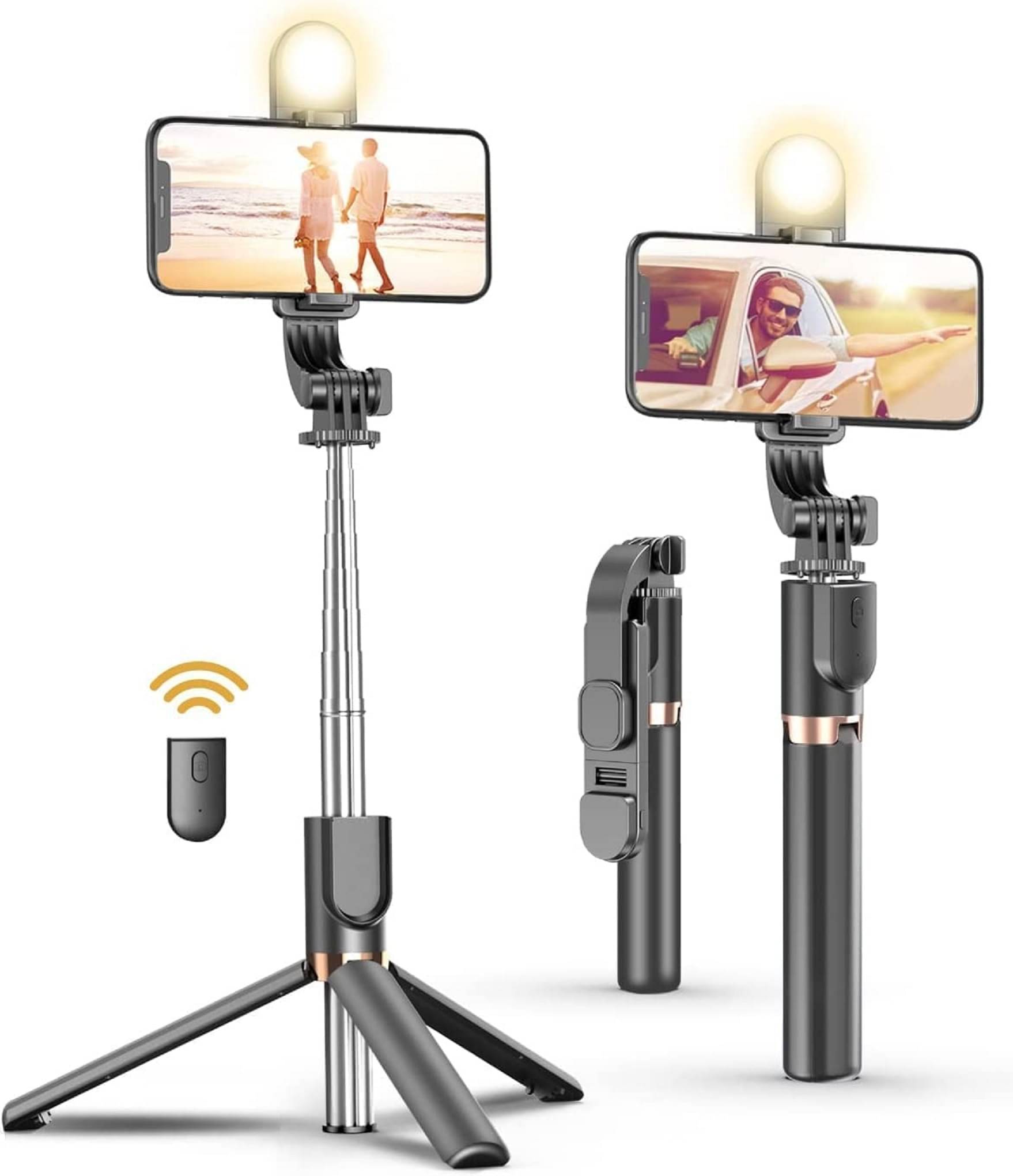 Shop To Shop Bluetooth Selfie Flash Light ( Black ) Shop To Shop Bluetooth Selfie Flash Light ( Black )