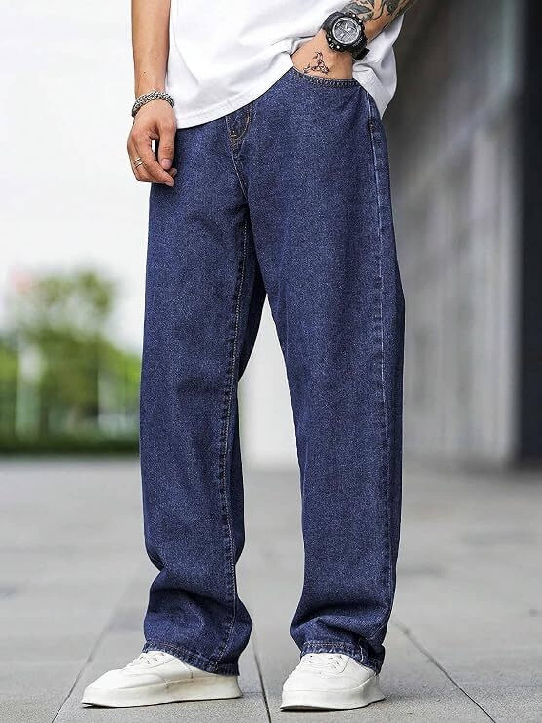 Star4well Relaxed Clean Look Men's Jeans - Dark Blue ( Pack of 1 ) Star4well Relaxed Clean Look Men's Jeans - Dark Blue ( Pack of 1 )